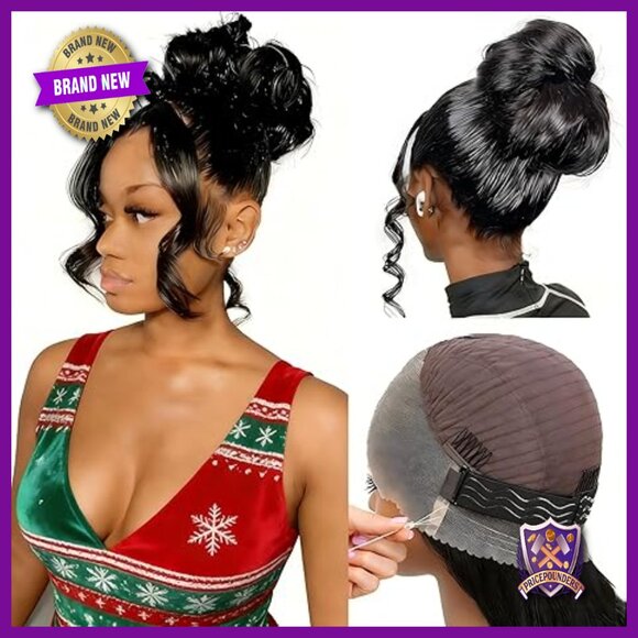 360 Glueless Lace Front Wig 22 Inch Human Hair Loose Body Wave HD Lace main image 4